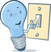 Blue Light Bulb_Yellow Light Switch