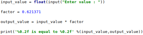 Python Programing Languages Example