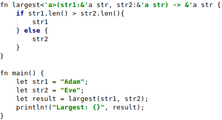 Rust Programing Languages Example